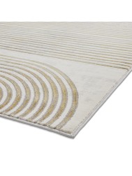 Apollo Swirl Grey Gold Rug - Thumbnail - 7