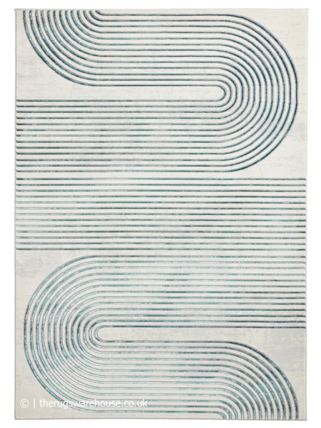 Apollo Swirl Grey Green Rug - 4