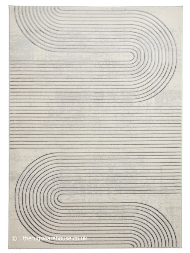 Apollo Swirl Grey Ivory Rug - 4