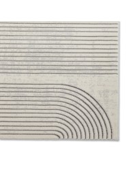 Apollo Swirl Grey Ivory Rug - Thumbnail - 6