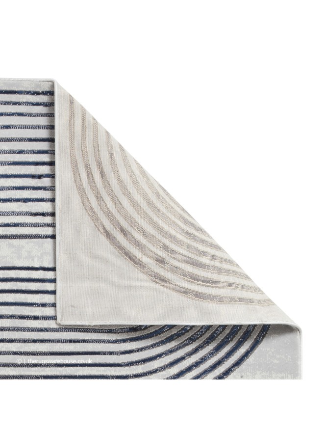 Apollo Swirl Grey Navy Rug - 5