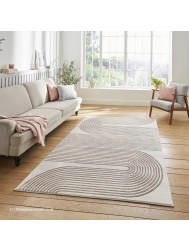 Apollo Swirl Grey Rose Rug - Thumbnail - 2