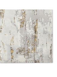 Apollo Metallic Grey Gold Rug - Thumbnail - 5