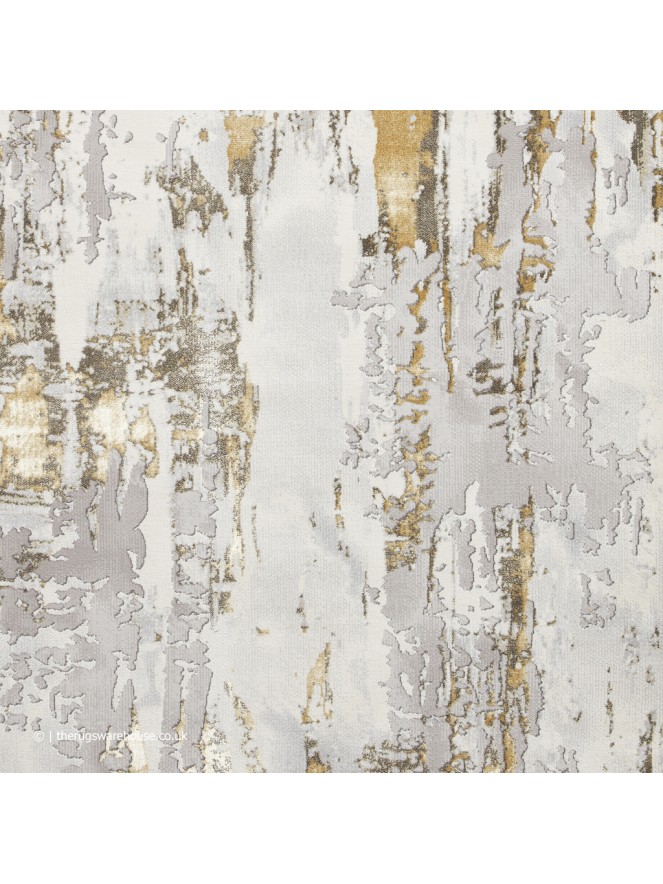 Apollo Metallic Grey Gold Rug - 6