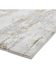 Apollo Metallic Grey Gold Rug - Thumbnail - 7