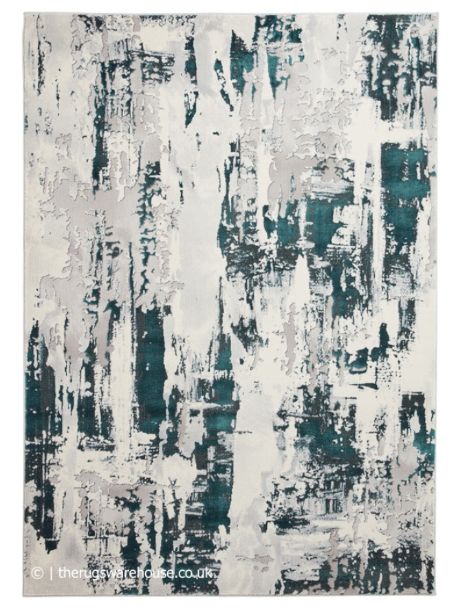 Apollo Metallic Grey Green Rug - 4