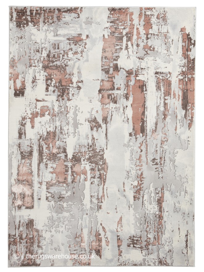 Apollo Metallic Grey Rose Rug - 4