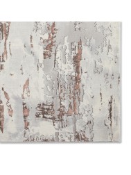 Apollo Metallic Grey Rose Rug - Thumbnail - 6