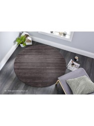 Jubilee Brown Circle Rug - Thumbnail - 2