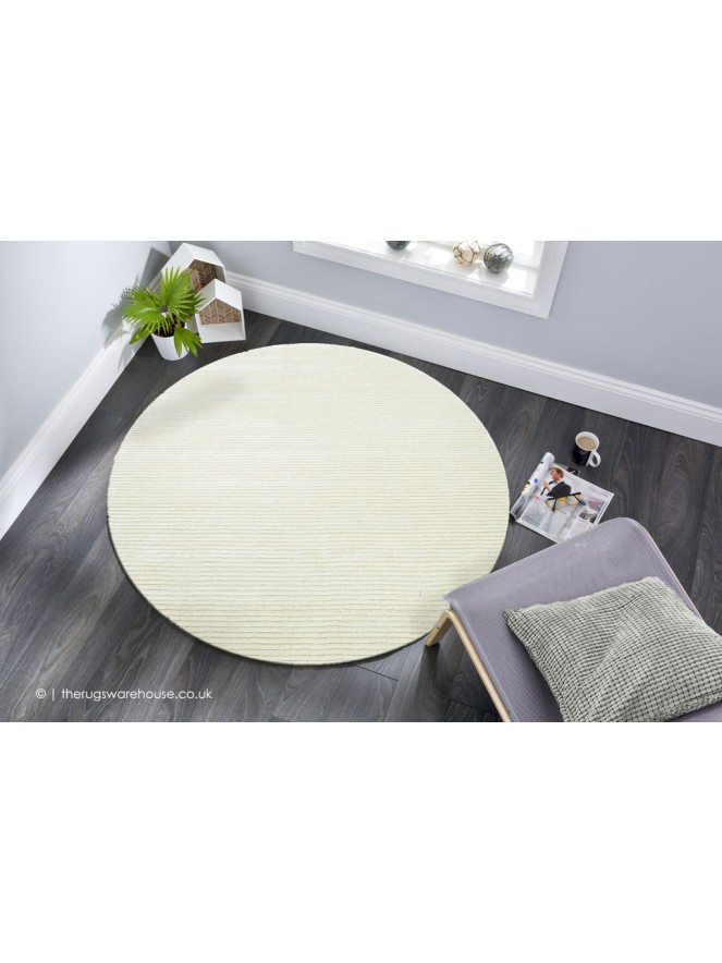 Jubilee Cream Circle Rug - 2