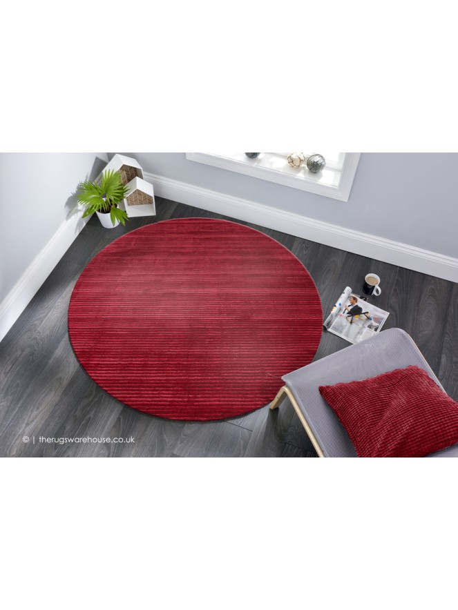 Jubilee Red Circle Rug - 2