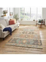 Bazaar Jute Traditional Rug - Thumbnail - 2