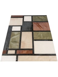 Mondrian Neutral Mix Rug - Thumbnail - 8