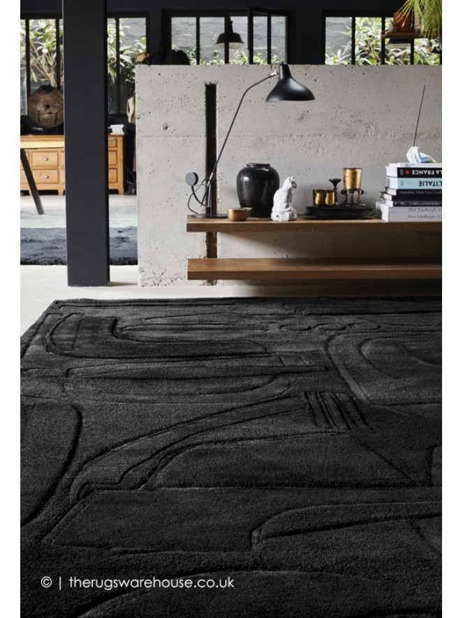 Deep Noir Rug - 2