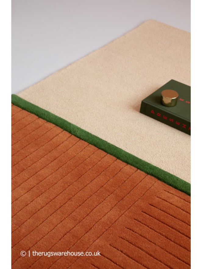 Rhythm Tangerine Rug - 3