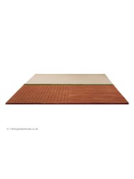 Rhythm Tangerine Rug - Thumbnail - 7