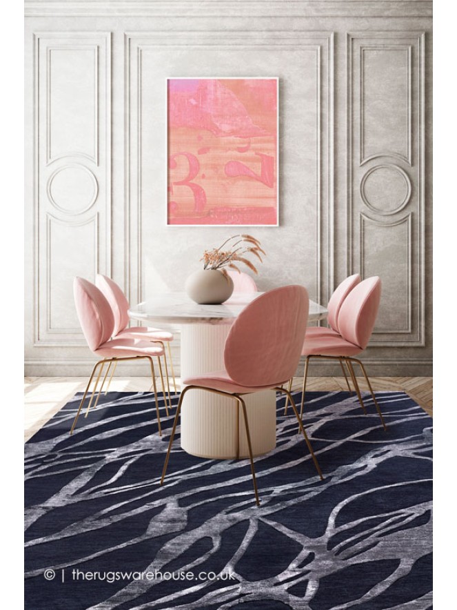 Chantal Waves Blue Rug - 3