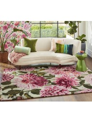 Fuchsia Palm Rug - Thumbnail - 2