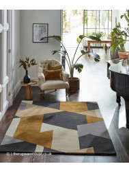 Caramel Slate Shell Rug - Thumbnail - 2