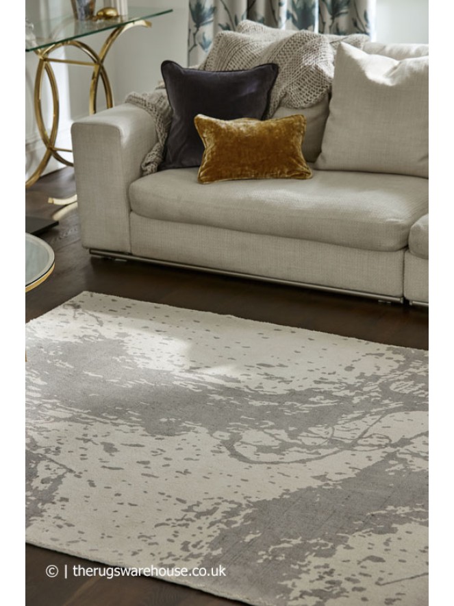 Enigmatic Pewter Awakening Rug - 3