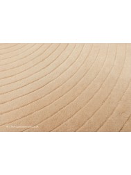 Harrare Beige Circle Rug - Thumbnail - 6