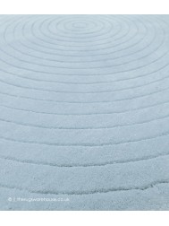 Harrare Blue Circle Rug - Thumbnail - 5