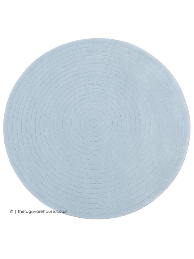 Harrare Blue Circle Rug - 8