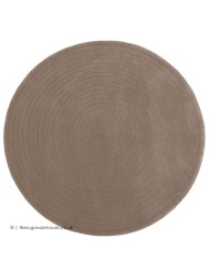 Harrare Brown Circle Rug - Thumbnail - 8