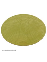 Harrare Green Circle Rug - Thumbnail - 6