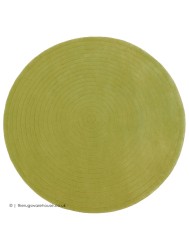 Harrare Green Circle Rug - Thumbnail - 7