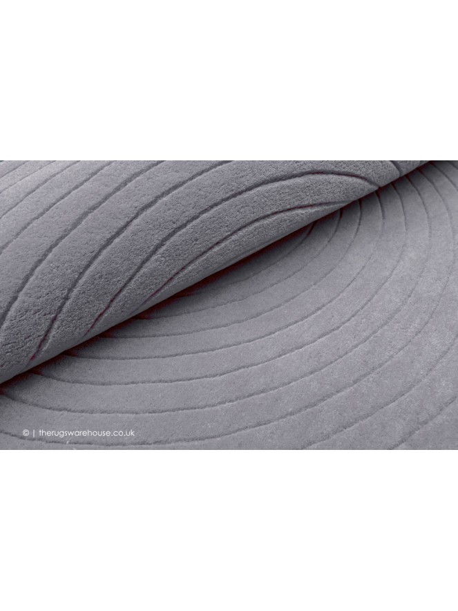 Harrare Grey Circle Rug - 4