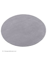 Harrare Grey Circle Rug - Thumbnail - 7