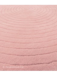 Harrare Pink Circle Rug - Thumbnail - 5