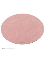 Harrare Pink Circle Rug - Thumbnail - 7