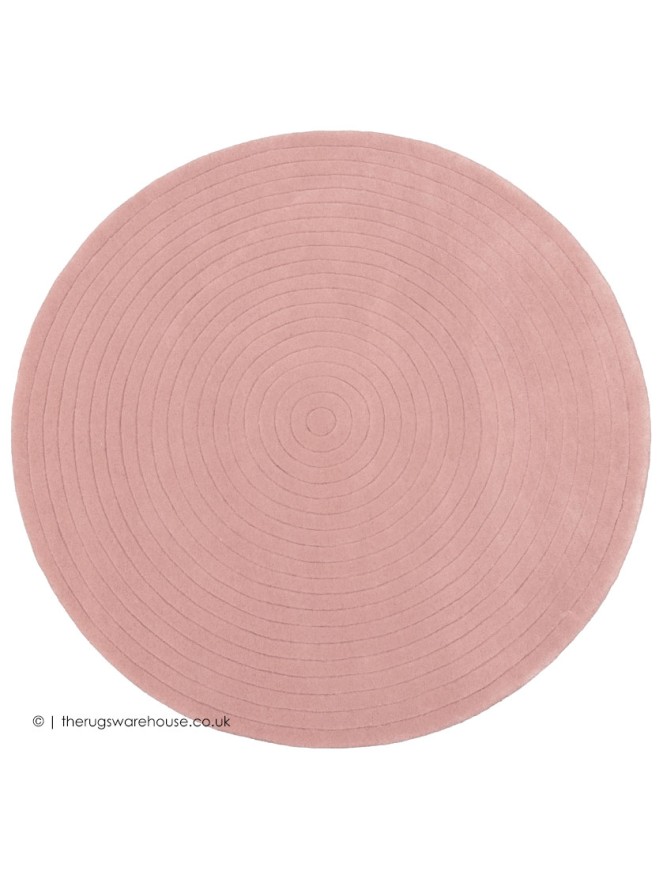 Harrare Pink Circle Rug - 8
