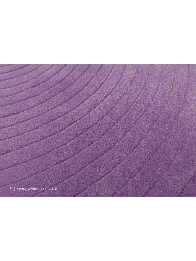 Harrare Purple Circle Rug - 5