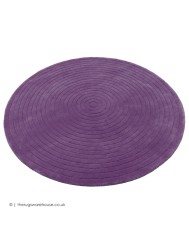 Harrare Purple Circle Rug - Thumbnail - 6