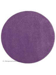 Harrare Purple Circle Rug - Thumbnail - 7
