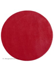 Harrare Red Circle Rug - Thumbnail - 5