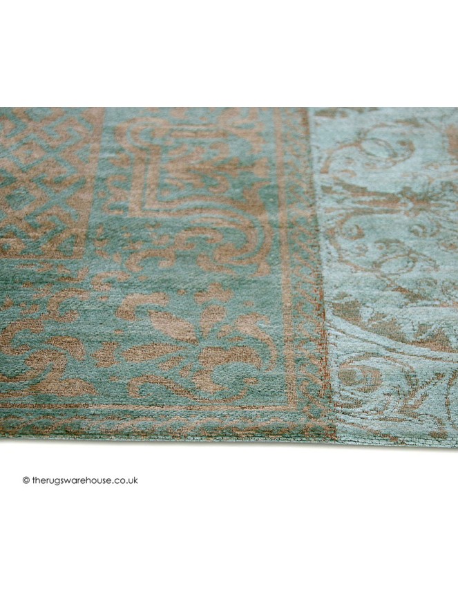 Vintage Sea Blue Rug - 3