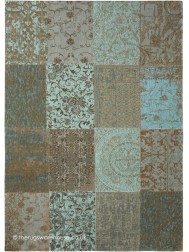 Vintage Sea Blue Rug - Thumbnail - 5