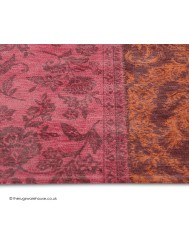 Vintage Orange Purple Rug - Thumbnail - 3