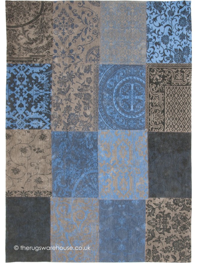 Vintage Forget Me Not Rug - 5