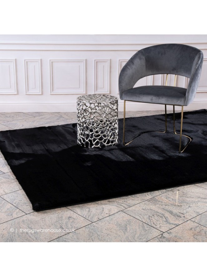 Heavenly Black Rug - 2