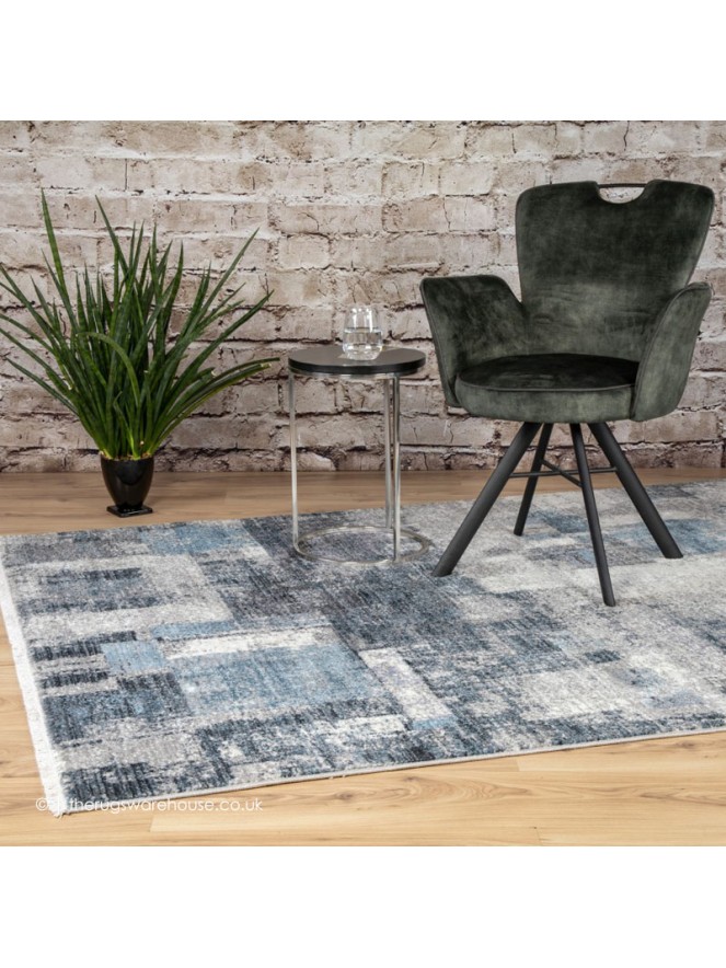 Floresta Blue Rug - 2