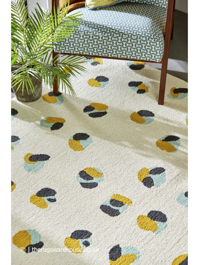 Leopard Dots Pebble Sage Rug - 3