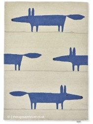 Mr Fox Pebble Denim Rug - Thumbnail - 7