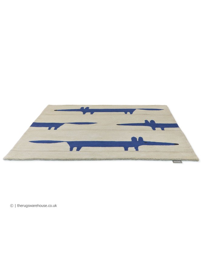 Mr Fox Pebble Denim Rug - 4