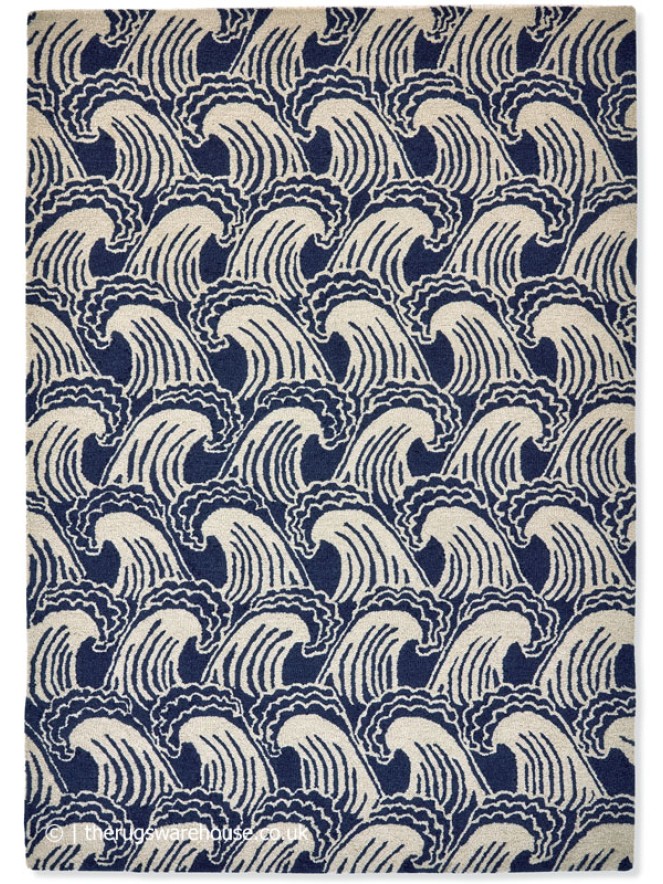 Ride The Wave Denim Rug - 7