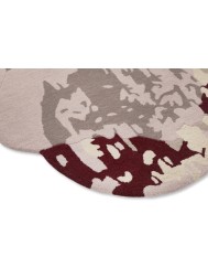 Magnolia Burgundy Rug - Thumbnail - 4